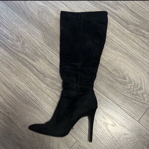 Fashion Nova Black Heeled Boots